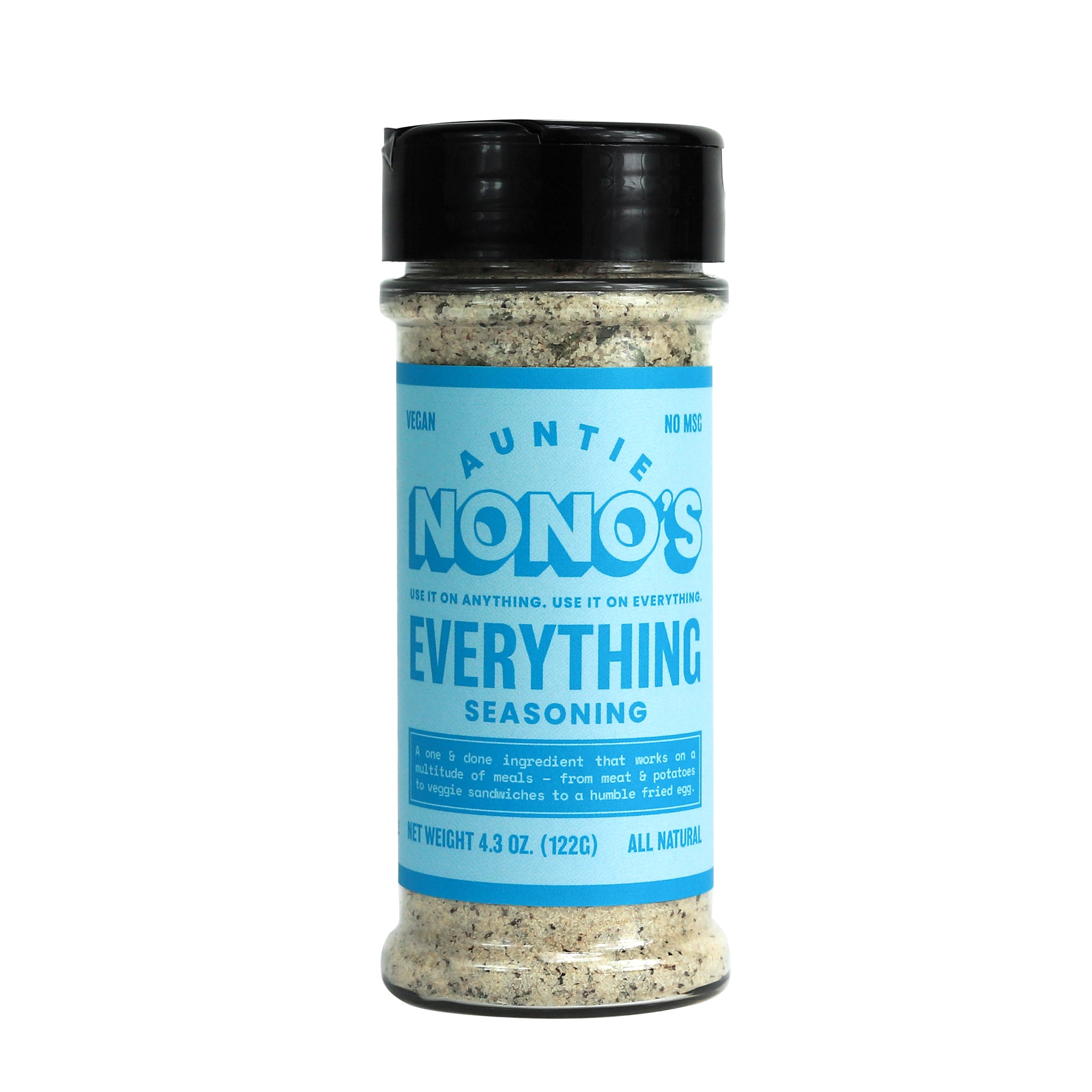 You can never go wrong with Auntie Nono's Everything Seasoning