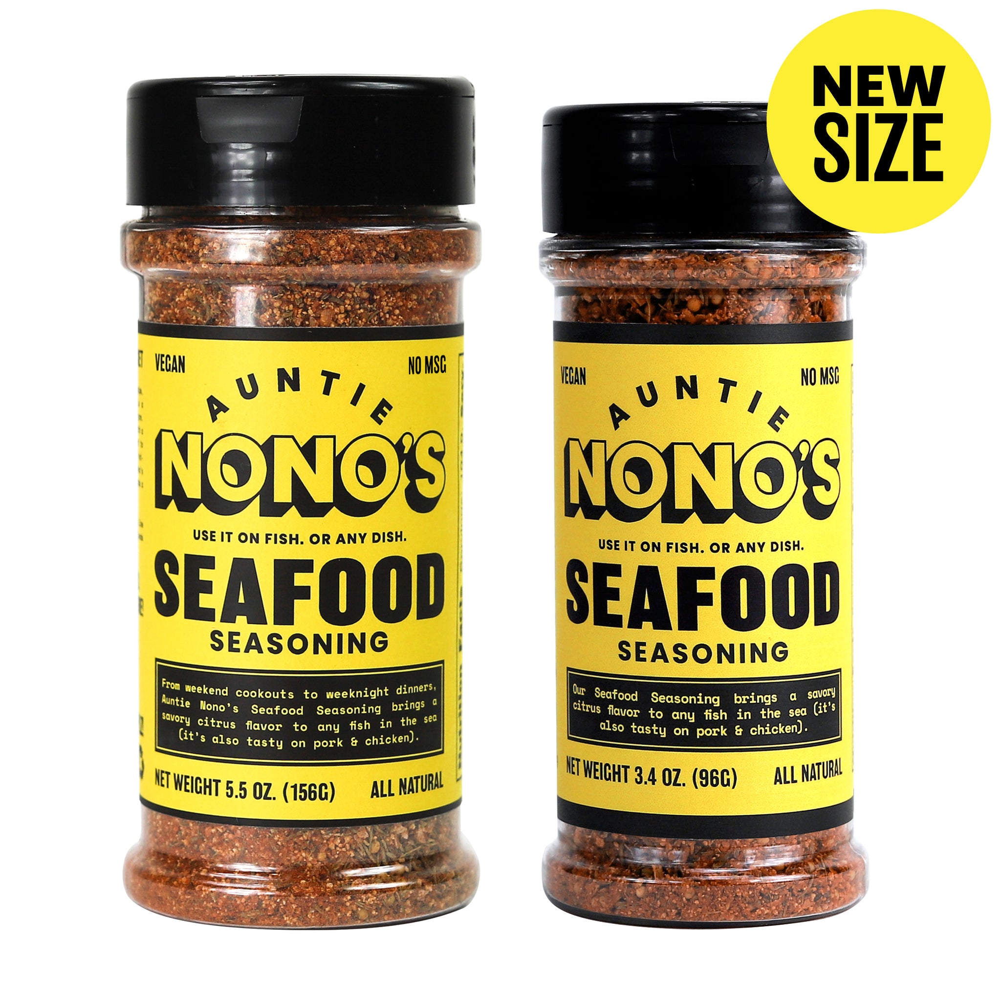 Auntie Nono's All-Natural Seafood Seasoning - Savory 5.5 ounce (Pack of 1)